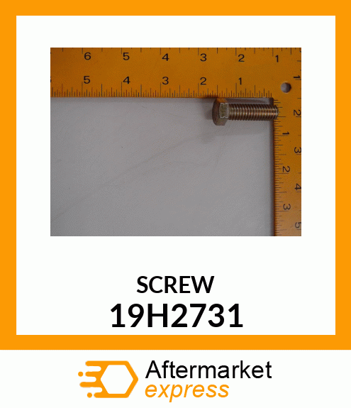 SCREW, HEX HEAD 19H2731