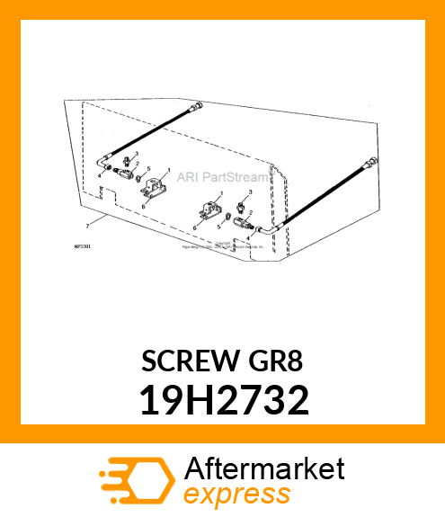 SCREW, HEX HEAD 19H2732