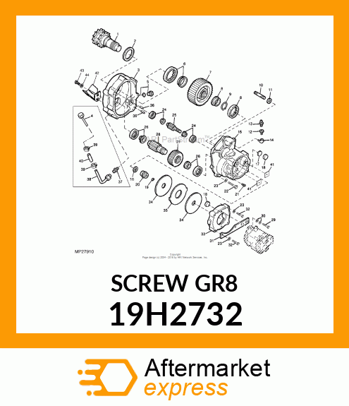 SCREW, HEX HEAD 19H2732