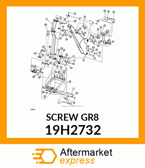 SCREW, HEX HEAD 19H2732