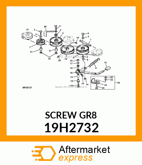 SCREW, HEX HEAD 19H2732