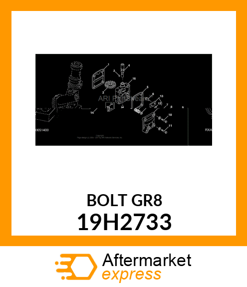 SCREW, HEX HEAD 19H2733