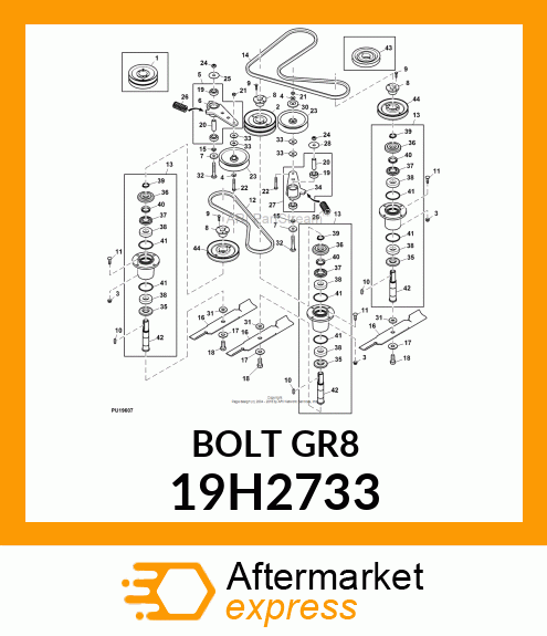 SCREW, HEX HEAD 19H2733