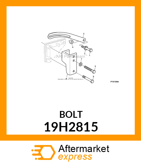 SCREW, HEX HEAD 19H2815