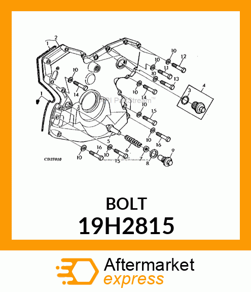 SCREW, HEX HEAD 19H2815