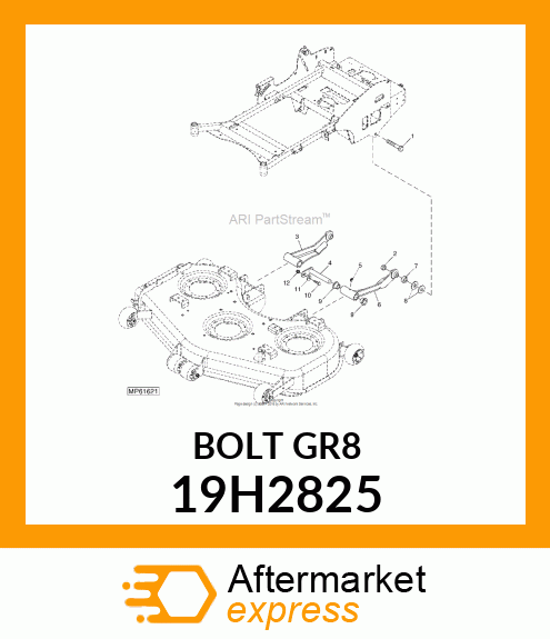 SCREW, HEX HEAD 19H2825