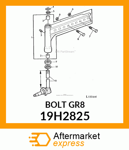 SCREW, HEX HEAD 19H2825