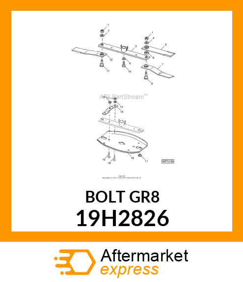 SCREW, HEX HEAD 19H2826