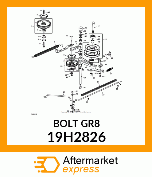 SCREW, HEX HEAD 19H2826