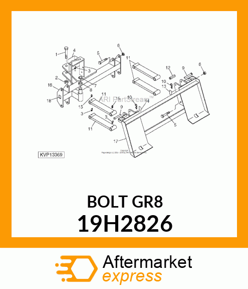 SCREW, HEX HEAD 19H2826