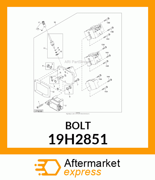 SCREW, HEX HEAD 19H2851