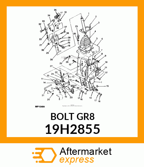 SCREW, HEX HEAD 19H2855