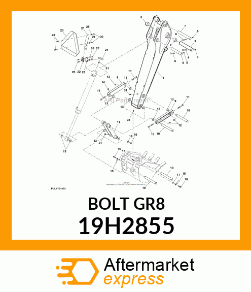 SCREW, HEX HEAD 19H2855