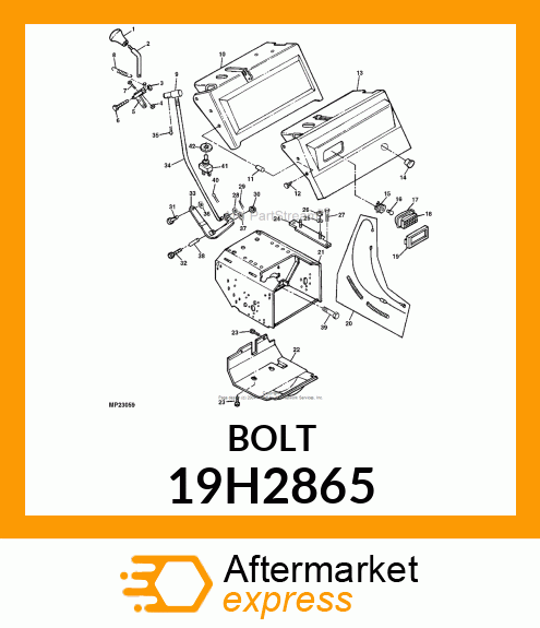 SCREW, HEX HEAD 19H2865