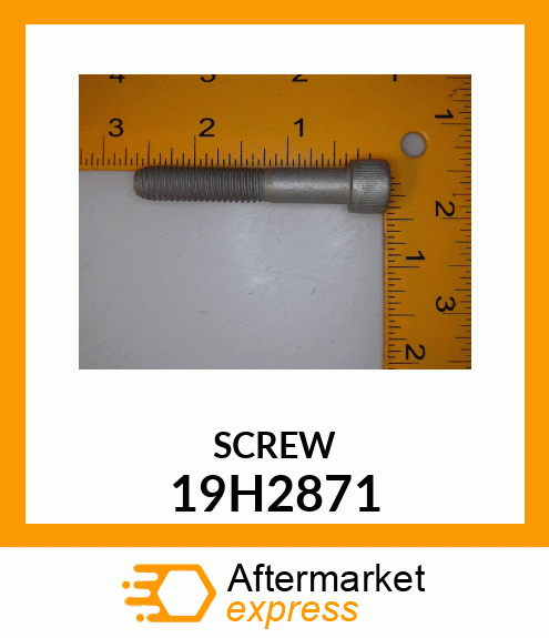 SCREW, HEX SOCKET HEAD 19H2871