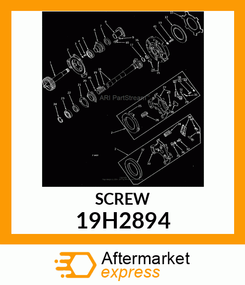 SCREW, HEX SOCKET HEAD 19H2894