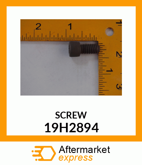 SCREW, HEX SOCKET HEAD 19H2894