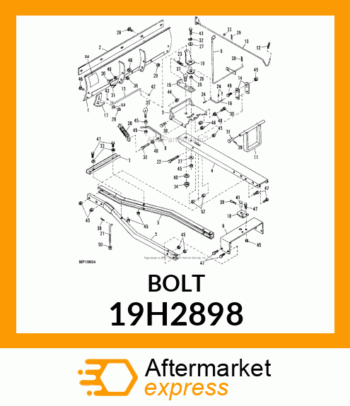 SCREW, HEX HEAD 19H2898