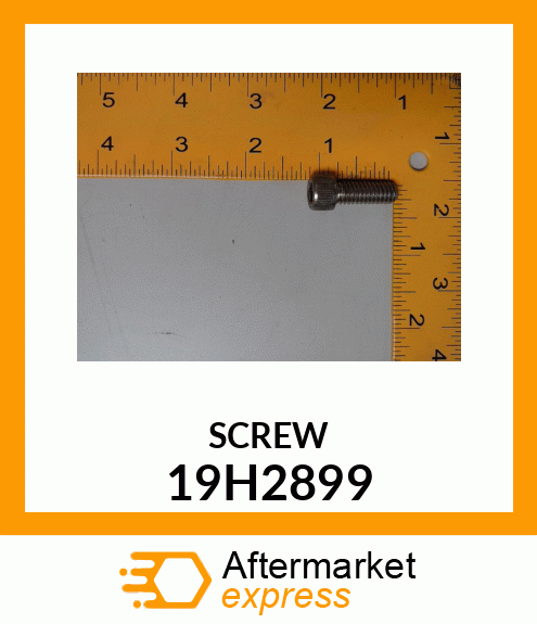 SCREW, HEX SOCKET HEAD 19H2899