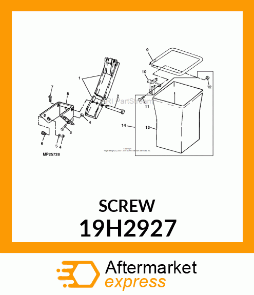 SCREW, HEX SOCKET HEAD 19H2927