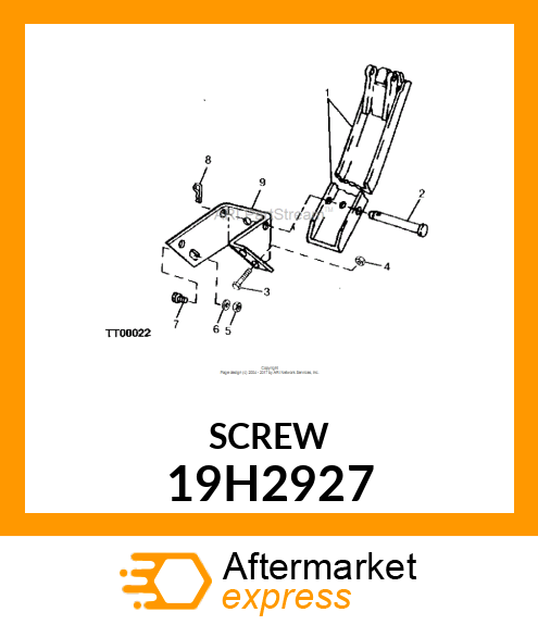 SCREW, HEX SOCKET HEAD 19H2927