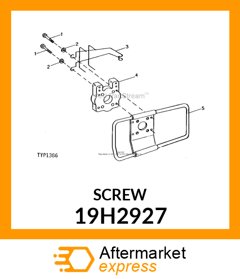 SCREW, HEX SOCKET HEAD 19H2927