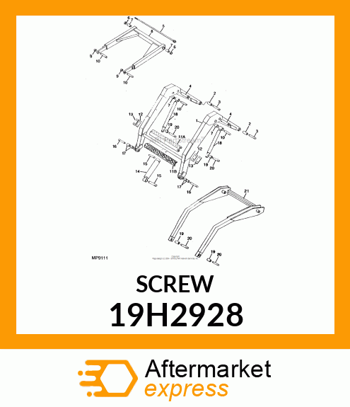 SCREW, HEX SOCKET HEAD 19H2928