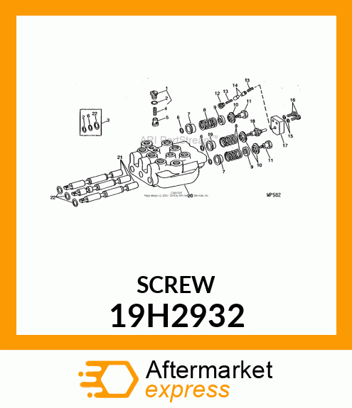 SCREW, HEX SOCKET HEAD 19H2932