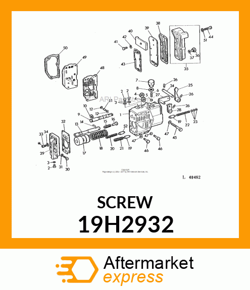 SCREW, HEX SOCKET HEAD 19H2932