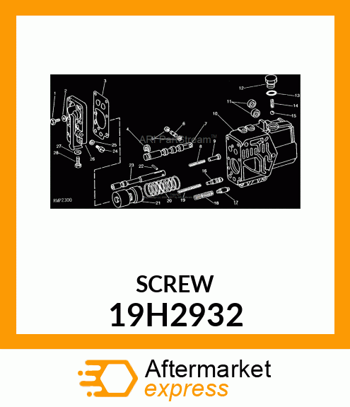 SCREW, HEX SOCKET HEAD 19H2932