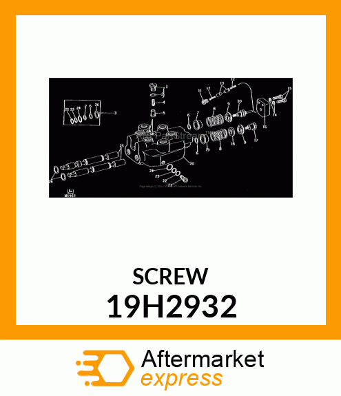 SCREW, HEX SOCKET HEAD 19H2932