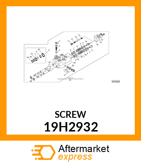 SCREW, HEX SOCKET HEAD 19H2932