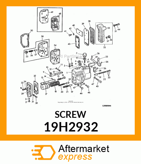 SCREW, HEX SOCKET HEAD 19H2932