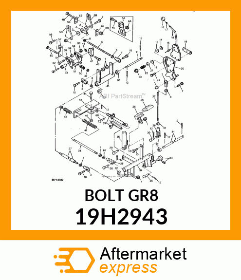 SCREW, HEX HEAD 19H2943