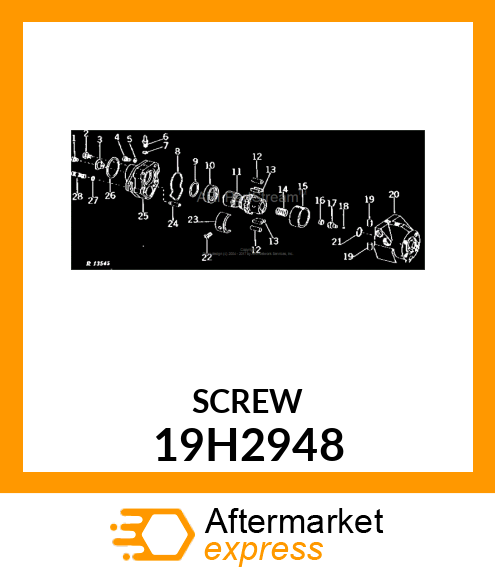 SCREW, HEX SOCKET HEAD 19H2948