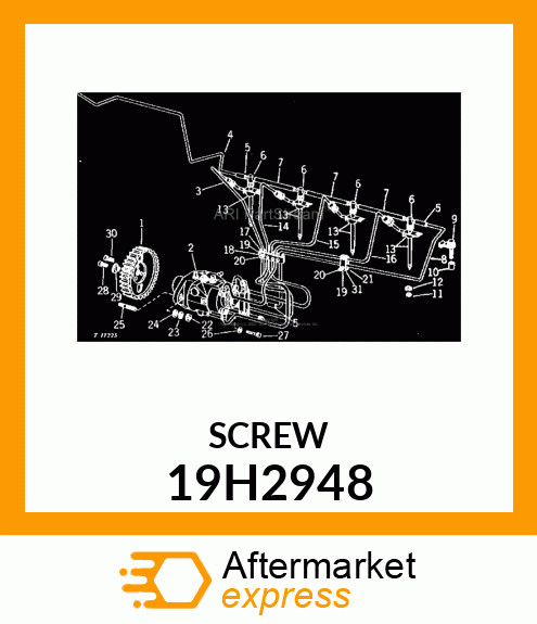 SCREW, HEX SOCKET HEAD 19H2948