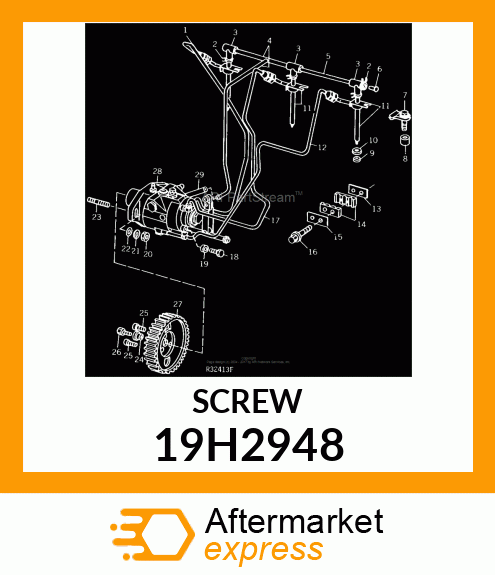 SCREW, HEX SOCKET HEAD 19H2948