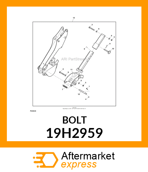 SCREW, HEX HEAD 19H2959