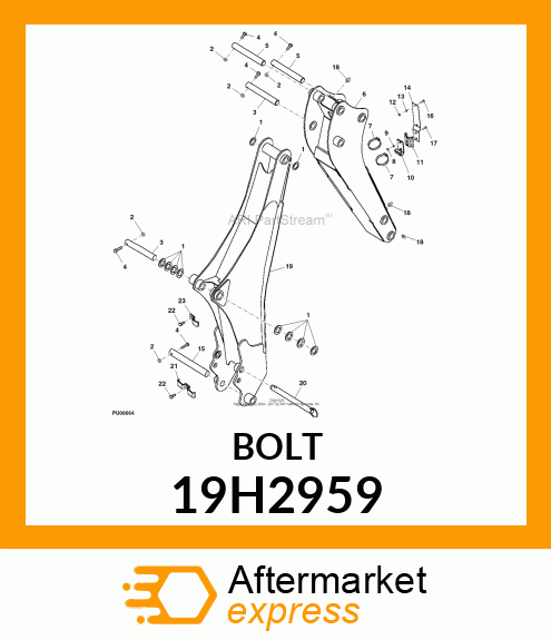 SCREW, HEX HEAD 19H2959