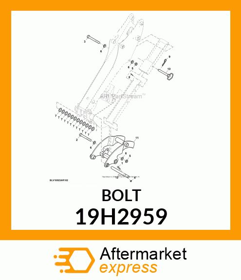 SCREW, HEX HEAD 19H2959