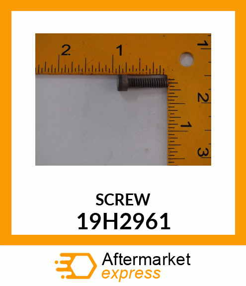 SCREW, HEX SOCKET HEAD 19H2961