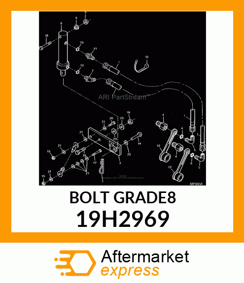 SCREW, HEX HEAD 19H2969