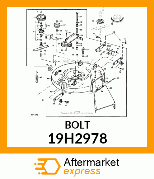 SCREW, HEX HEAD 19H2978