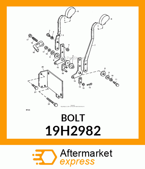 SCREW, HEX HEAD 19H2982