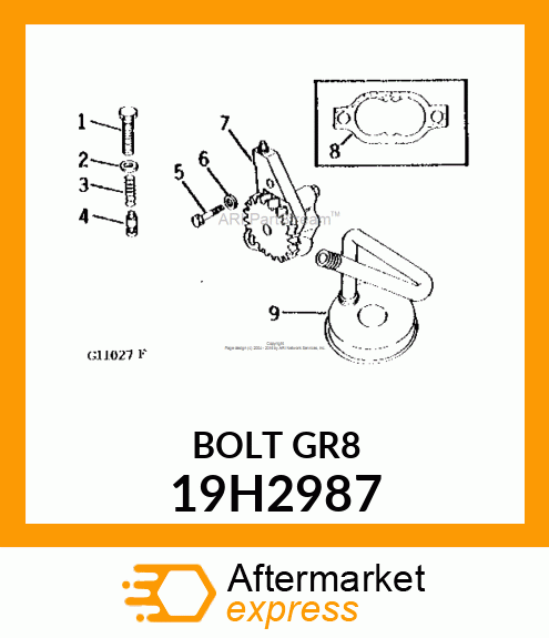 SCREW, HEX HEAD 19H2987