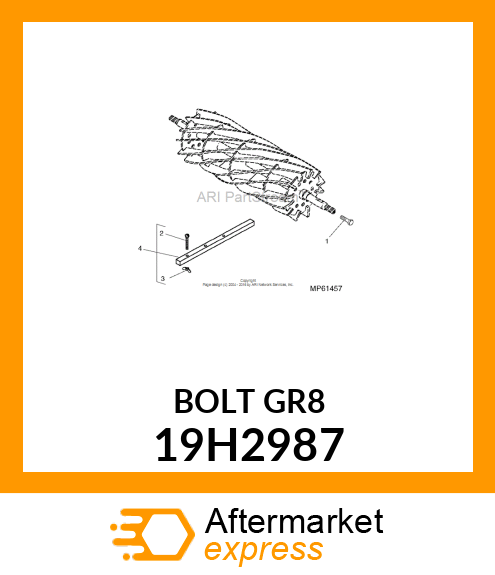 SCREW, HEX HEAD 19H2987