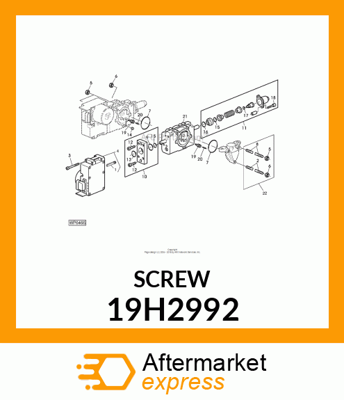 SCREW, HEX SOCKET HEAD 19H2992