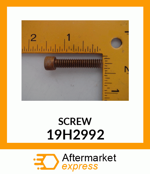 SCREW, HEX SOCKET HEAD 19H2992