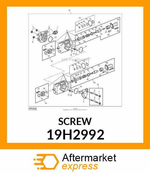 SCREW, HEX SOCKET HEAD 19H2992