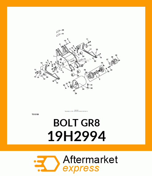 SCREW, HEX HEAD 19H2994